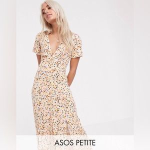 ASOS Floral Maxi Dress Petite